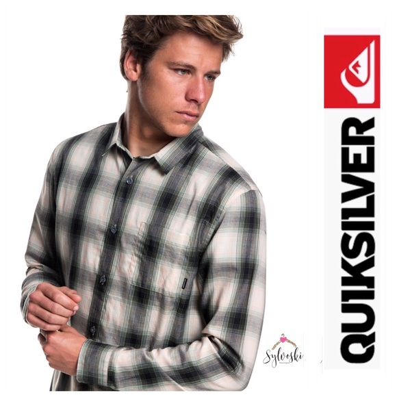 🆕Quiksilver Kyoto Color Long Sleeve Shirt - Picture 3 of 6